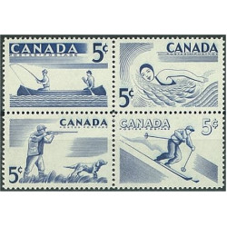 Canada 312-315 ** 4-block