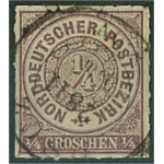 Norddeutscher Postbezirk 1 stämplat
