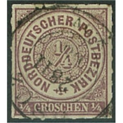 Norddeutscher Postbezirk 1 stämplat