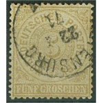 Norddeutscher Postbezirk 18 stämplat