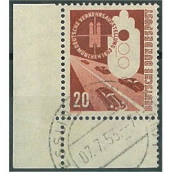 BRD 169 stämplat hörnmarginal