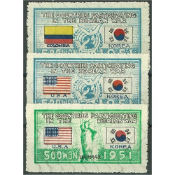 Korea 116 + 137-138 *