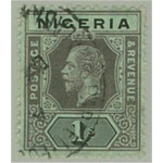 Nigeria 8 stämplat