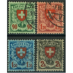 Schweiz 194-197x stämplade