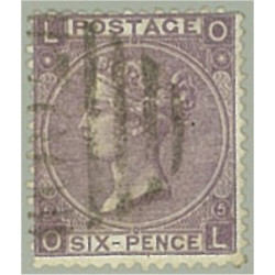 Storbritannien 25 pl 5 stämplat (kt)