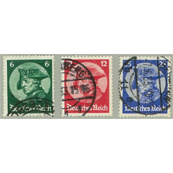 Tyska Riket 479-481 stämplade