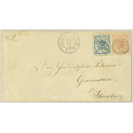 Danmark 6 skilling brev 1866