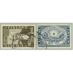 Finland 166-167 stämplade