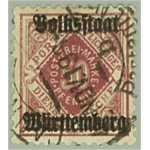 Württemberg 143b stämplad