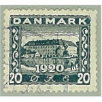 Danmark 196v1 stämplad