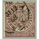 Norddeutscher Postbezirk 1 stämplad