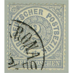 Norddeutscher Postbezirk 17 stämplad LANDSKRONA