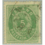 Island 10c stämplad
