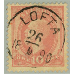 Sverige 45d LOFTA 26.6.1890