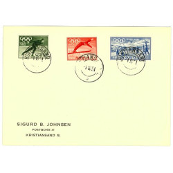 Norge 404-406 FDC