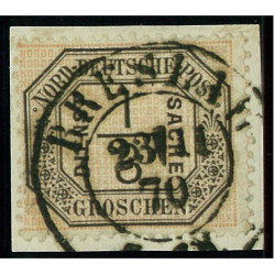 Norddeutscher Postbezirk D2 stämplad