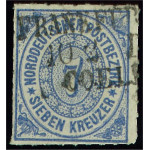 Norddeutscher Postbezirk 10 stämplad