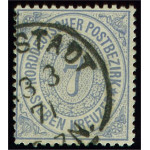 Norddeutscher Postbezirk 22 stämplad