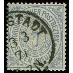 Norddeutscher Postbezirk 22 stämplad
