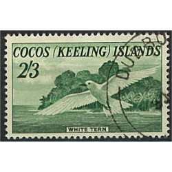 Cocos Keeling Islands 6 stämplad