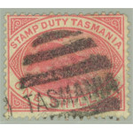 Tasmanien 12 stämplad