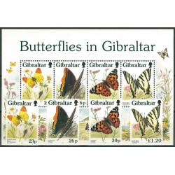 Gibraltar 793-796 + block 28 **