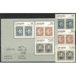 Canada 691-693 + block 1 **
