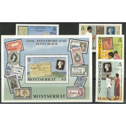 Montserrat 776-779 + block 57 **