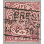 Norddeutscher Postbezirk 13 stämplad