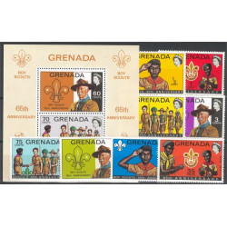 Grenada 488-495 + block 26 **