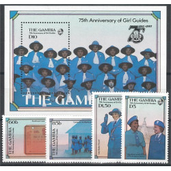 Gambia 600-603 + block 19 **