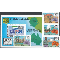 Sierra Leone 1046-1049 + block 70 **