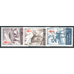 Finland 482-484 stämplade