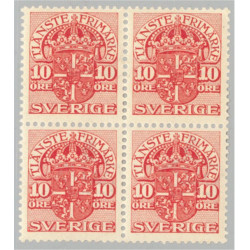 Sverige Tj32 ** 4-block