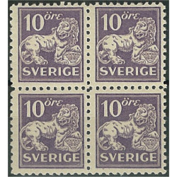 Sverige 145C ** 4-block