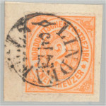 Norddeutscher Postbezirk 8 stämplad