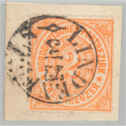 Norddeutscher Postbezirk 8 stämplad