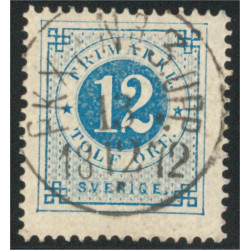Sverige 21h PKXP Nr3 UPP 13.12.1872