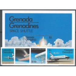 Grenada Grenadines 470-473 + block 59 **