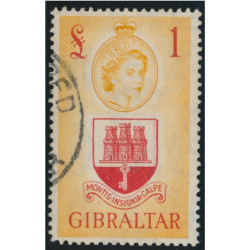 Gibraltar 147 stämplad