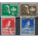 Norge 260-263 stämplade
