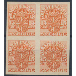 Sverige Tj33P orange i 4-block