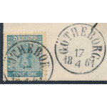 Sverige 9g GÖTHEBORG 17.4.1861
