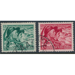 Tyska Riket 684-685 stämplade