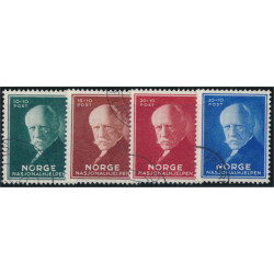 Norge 255-258 stämplade