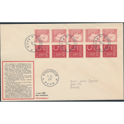 Sverige FDC 1.6.1957