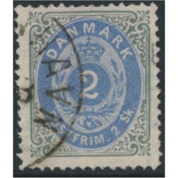 Danmark 20 stämplad