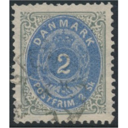 Danmark 20 stämplad