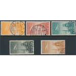 Danmark 262-266 stämplade