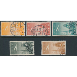 Danmark 262-266 stämplade